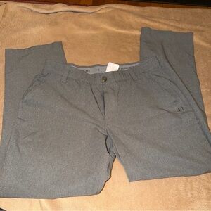 Under Armour Men's Heather Gray Performance Pants NWOT